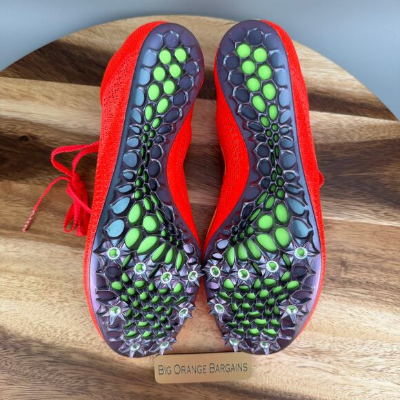 Nike Zoom Superfly Elite 2 Men\'s 7.5 Crimson Lime Track Spikes FZ9662-600 NEW main image 6